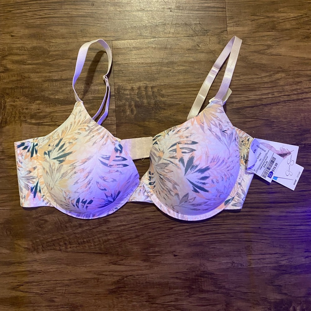 Jessica Simpson pastel floral bra